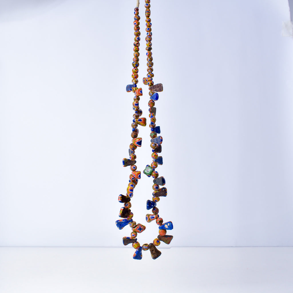 Kiffa Beads Contemporary Using Ancient Techniques Mauritania 34 Inch