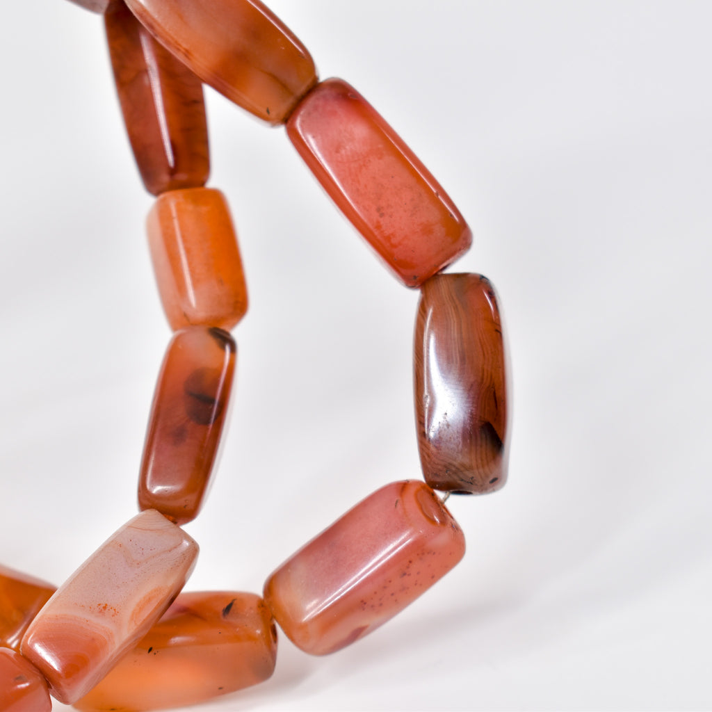 Rectangle Carnelian Stone Beads