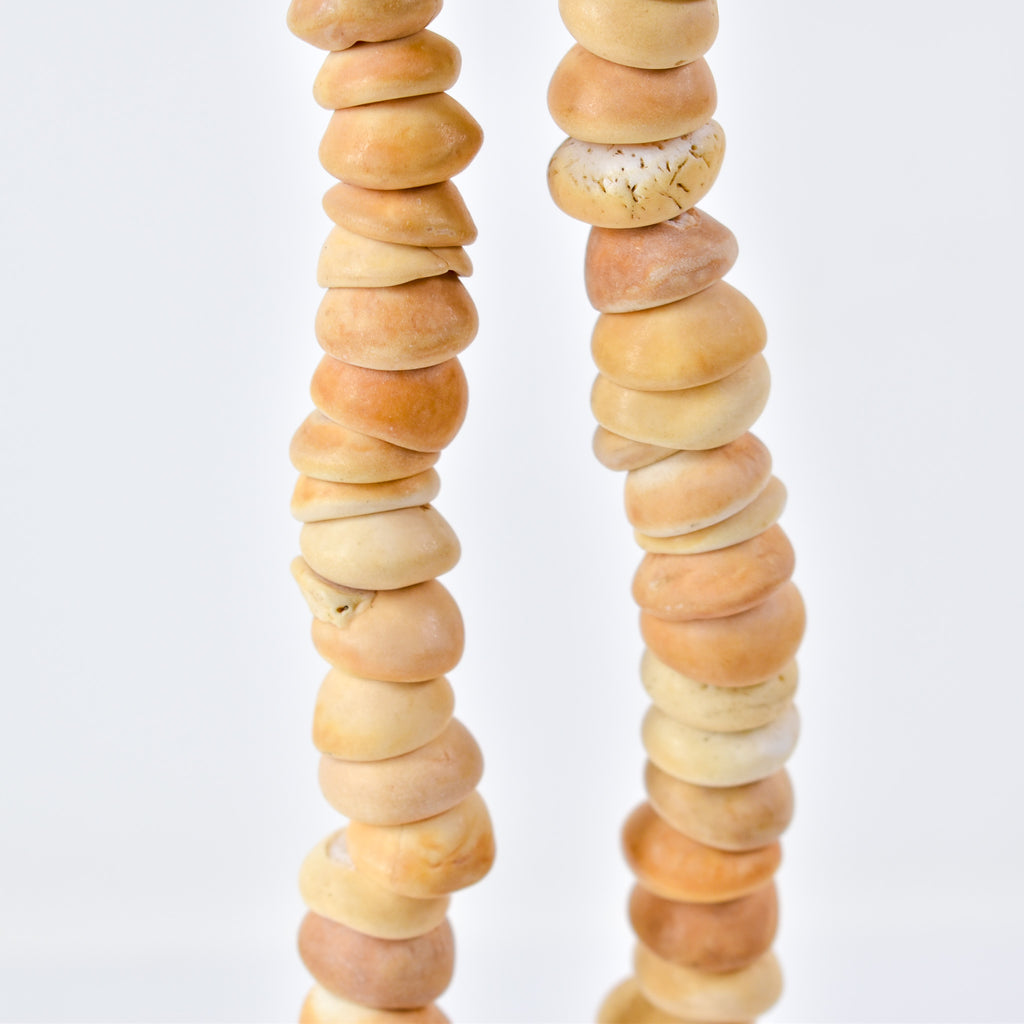 Conus Shell Beads Mauritanian Graduated 40 Inch