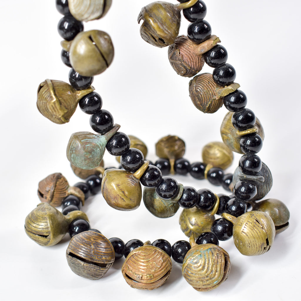 Yoruba Bells with Black Beads