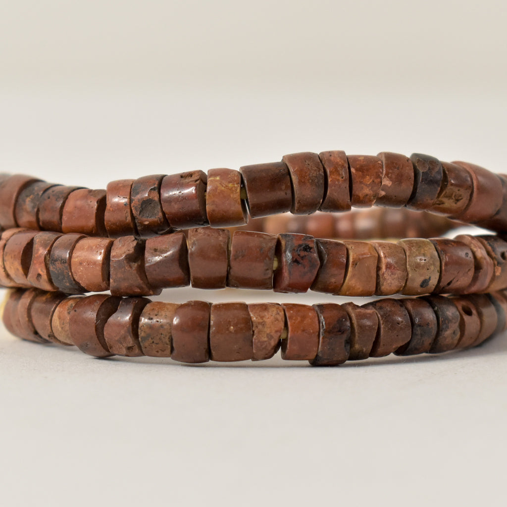 Bauxite Stone Beads Ghana
