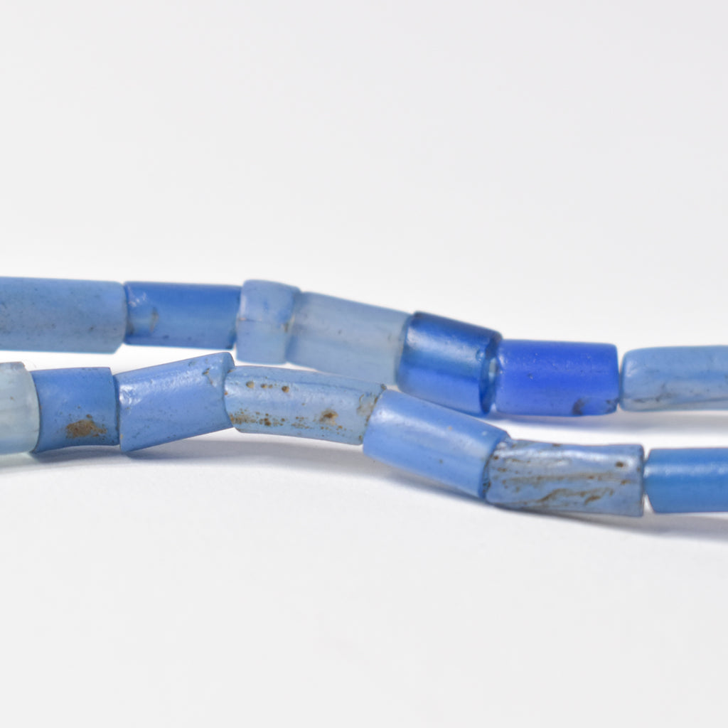 Bida Blue Glass Trade Beads Nigeria