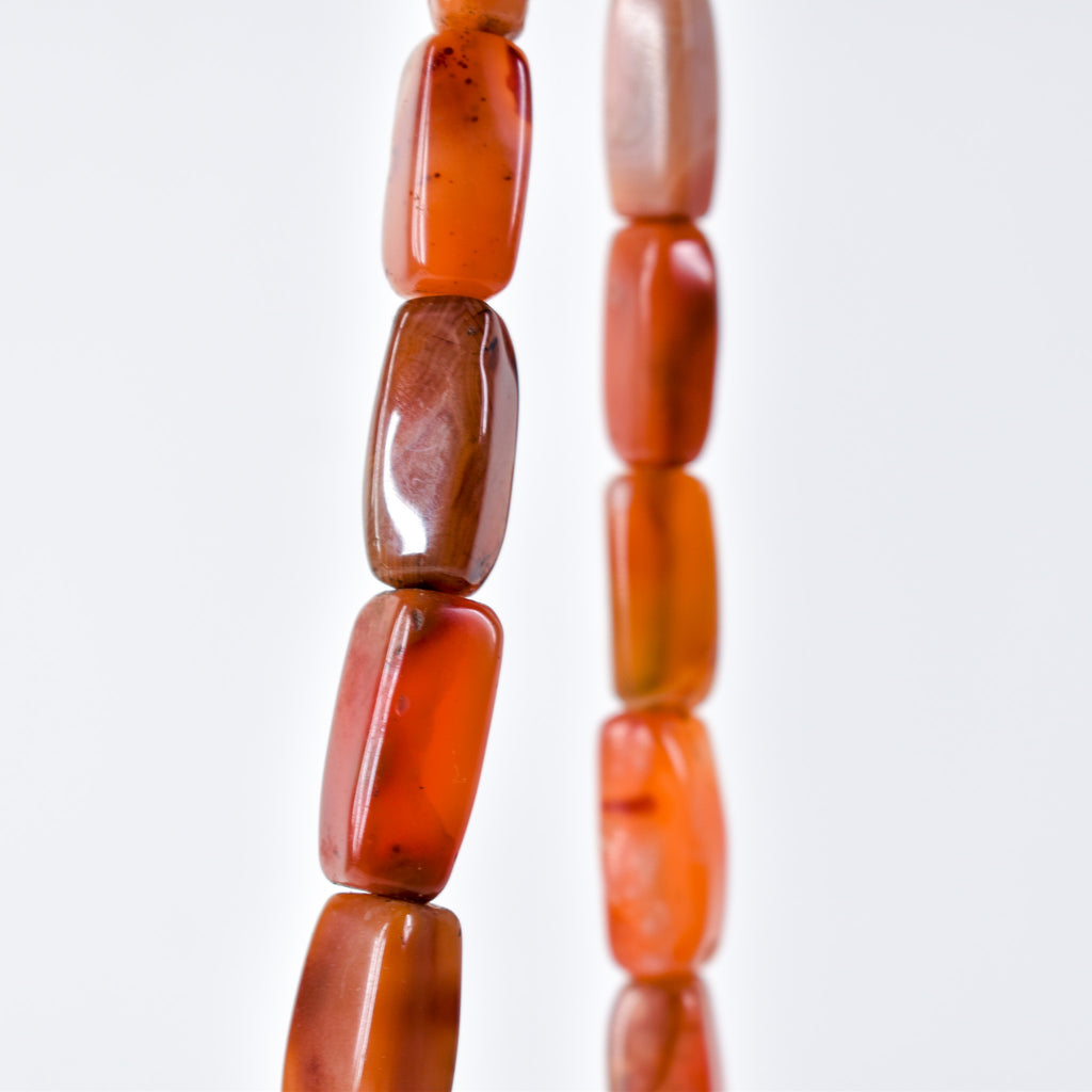 Rectangle Carnelian Stone Beads