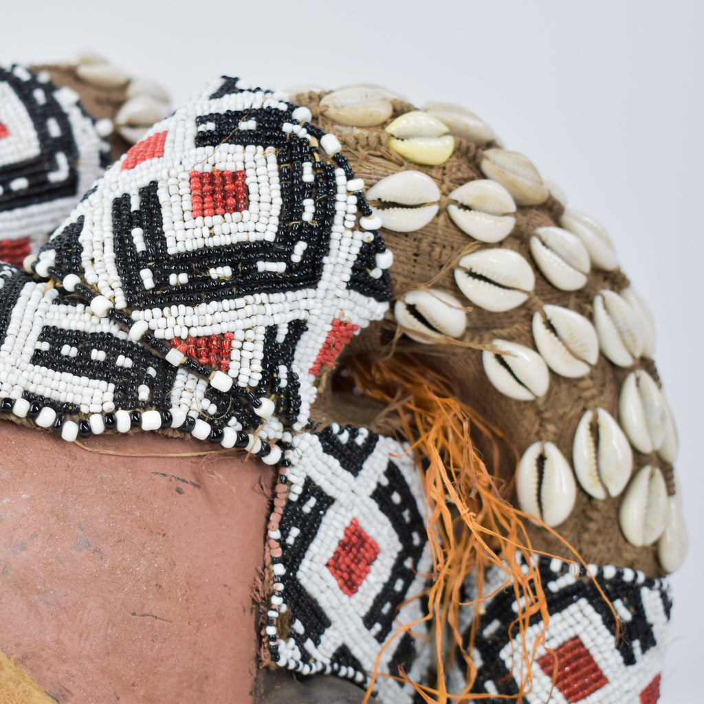 Kuba Mask Bwoom Helmet Royal Congo