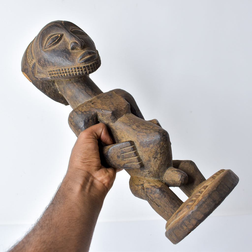 Hemba Chief Memorial Figure Congo