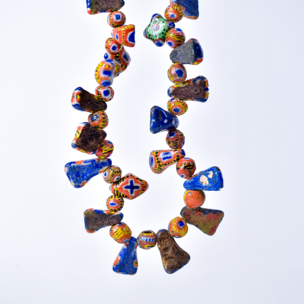 Kiffa Beads Contemporary Using Ancient Techniques Mauritania 34 Inch