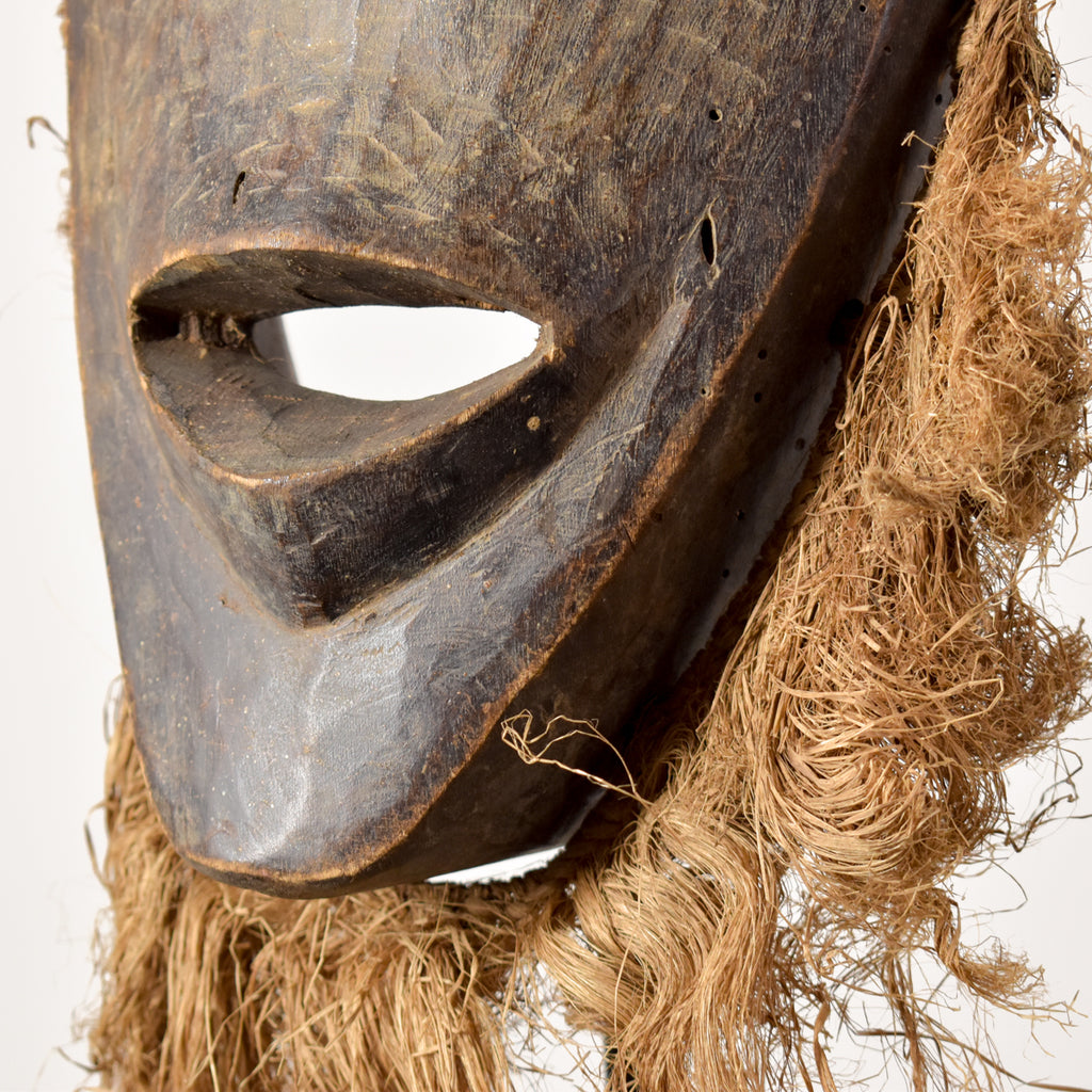 Lega Bearded Bwami Society Mask Congo