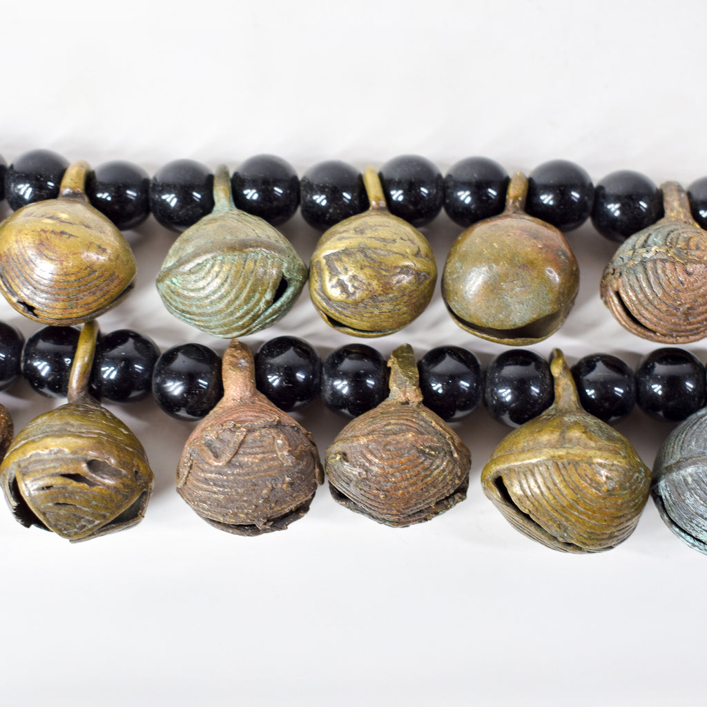 Yoruba Bells with Black Beads