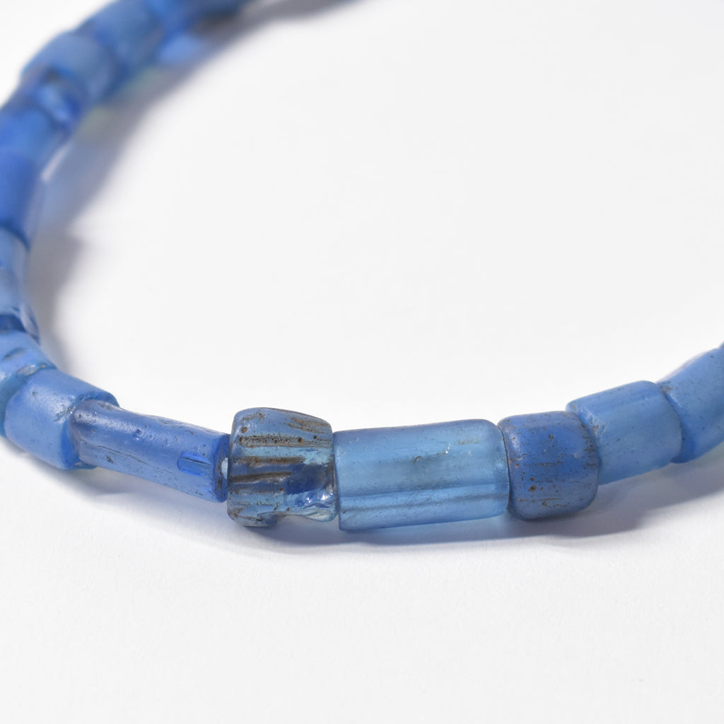 Bida Blue Glass Trade Beads Nigeria