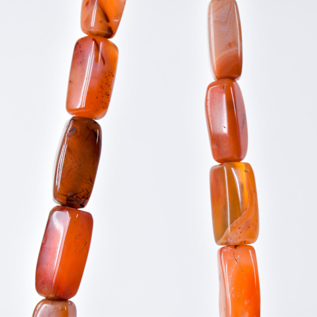 Rectangle Carnelian Stone Beads