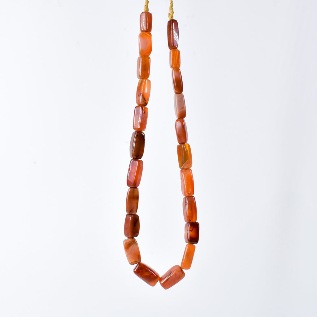 Rectangle Carnelian Stone Beads
