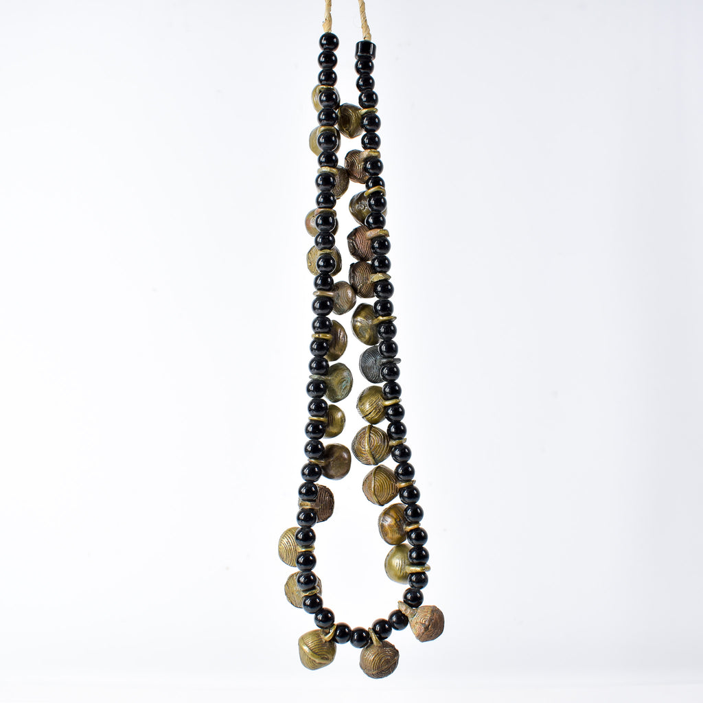 Yoruba Bells with Black Beads