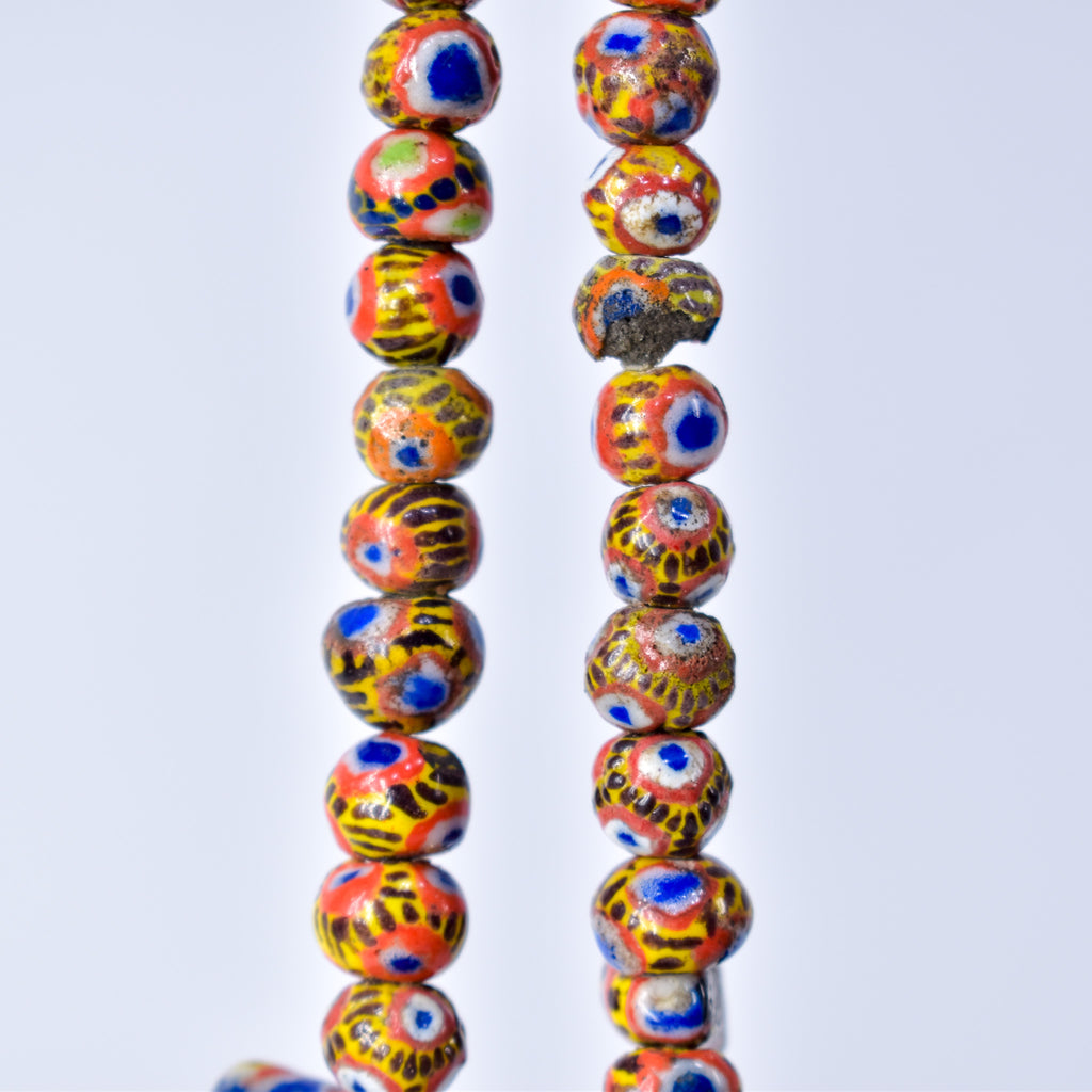 Kiffa Beads Contemporary Using Ancient Techniques Mauritania 34 Inch