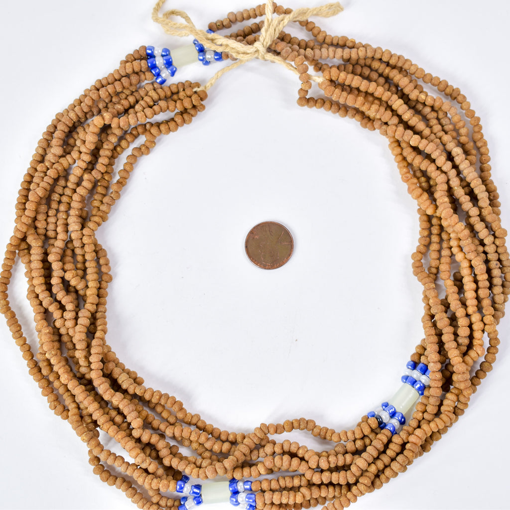 Myrrh Beads 5 Strands Fragrant African Bead Necklace 40 Inches