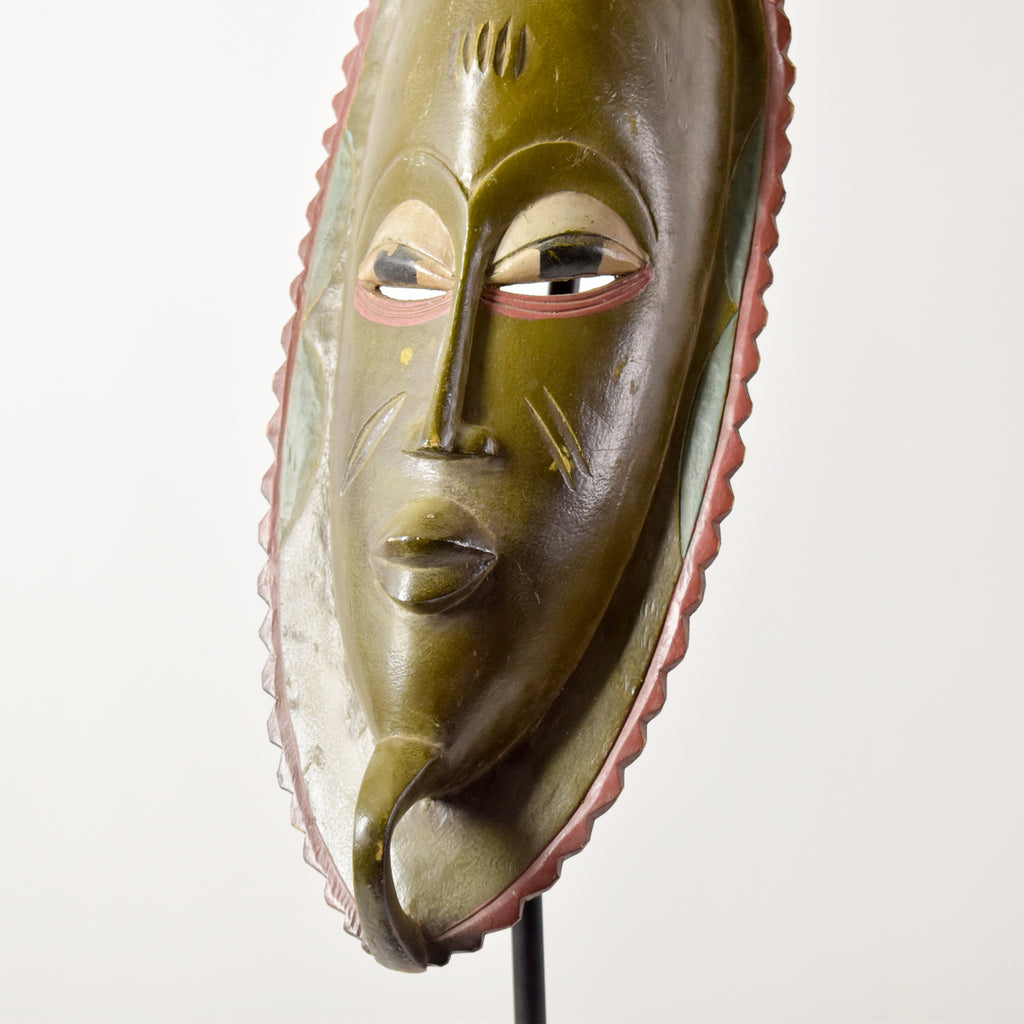 Guro Baule Portrait Mask Cote d'Ivoire