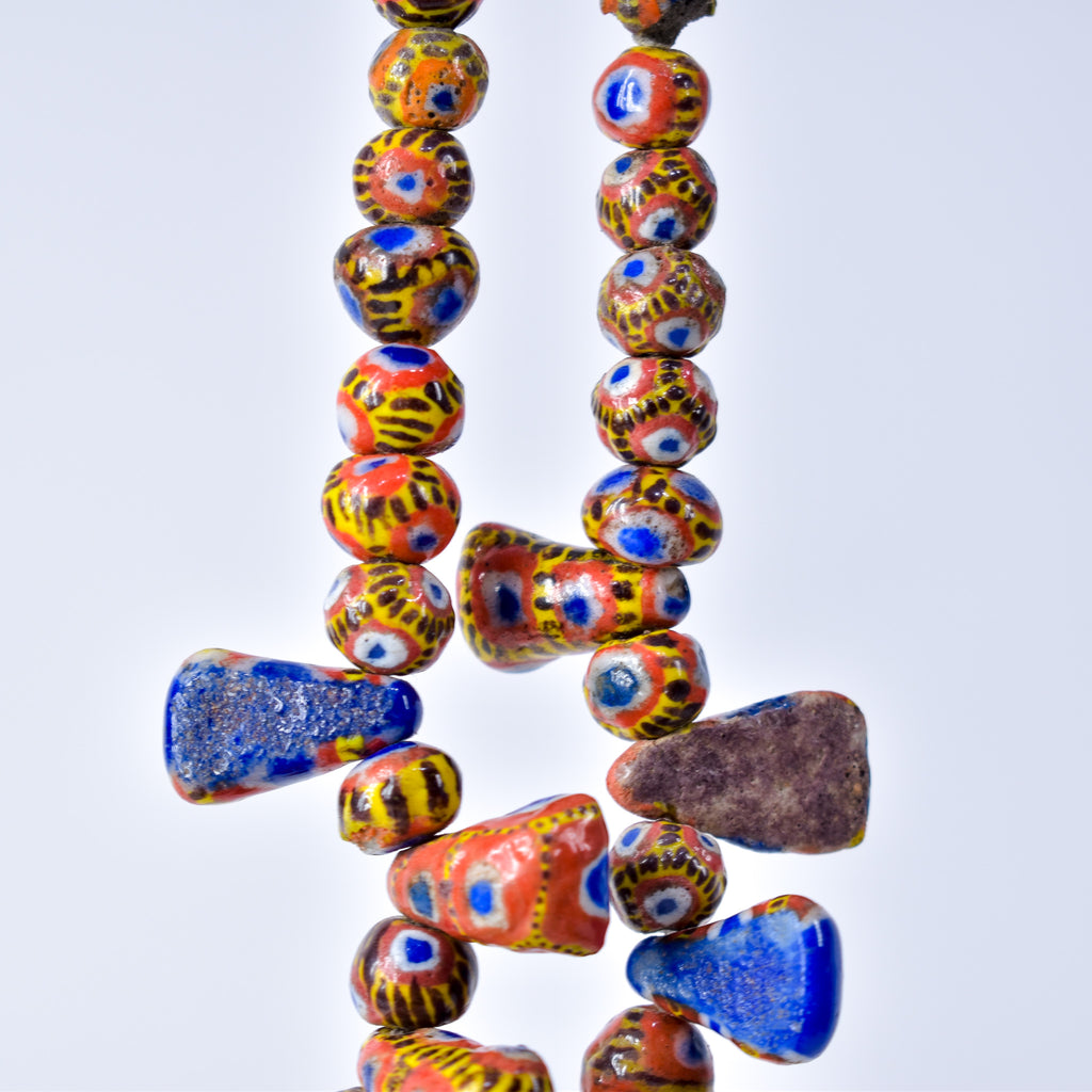 Kiffa Beads Contemporary Using Ancient Techniques Mauritania 34 Inch
