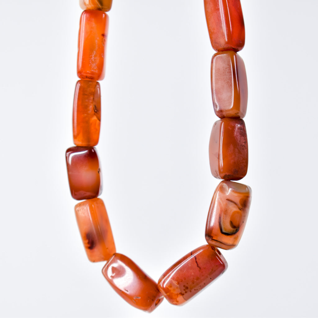 Rectangle Carnelian Stone Beads