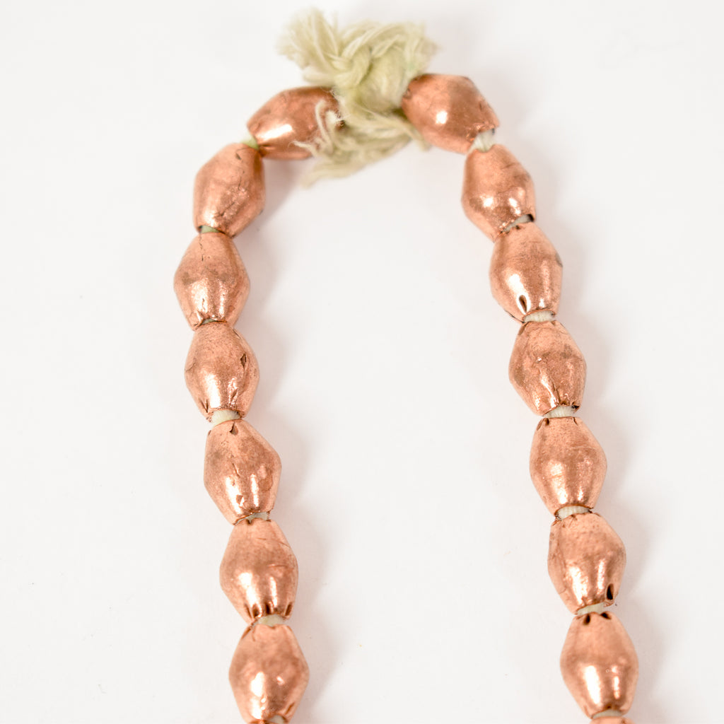 Heishi Bicone Copper Trade Beads Ethiopia