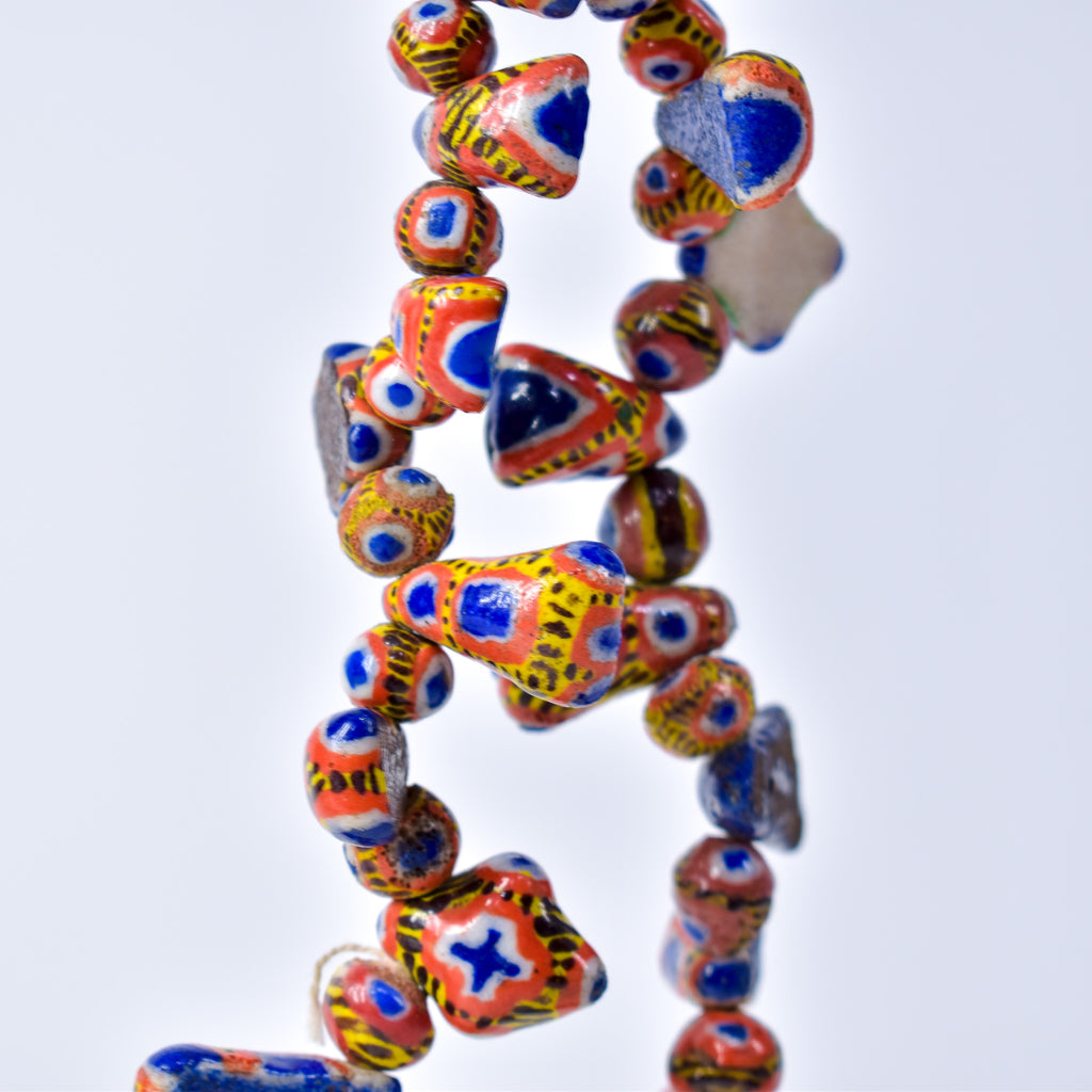 Kiffa Beads Contemporary Using Ancient Techniques Mauritania 34 Inch