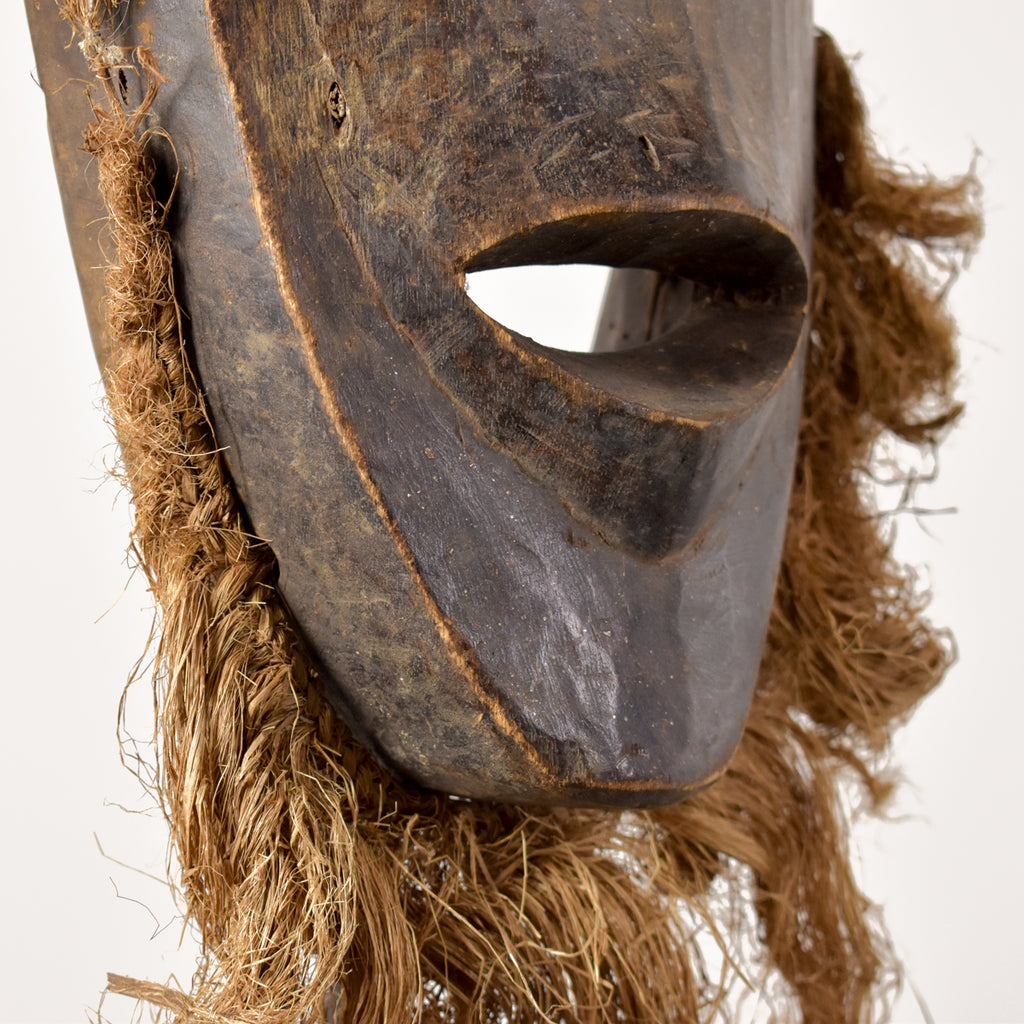 Lega Bearded Bwami Society Mask Congo