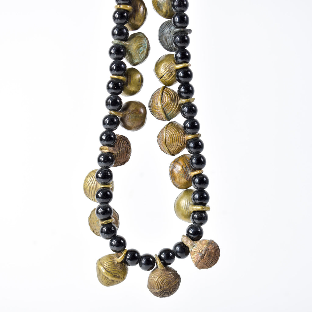 Yoruba Bells with Black Beads