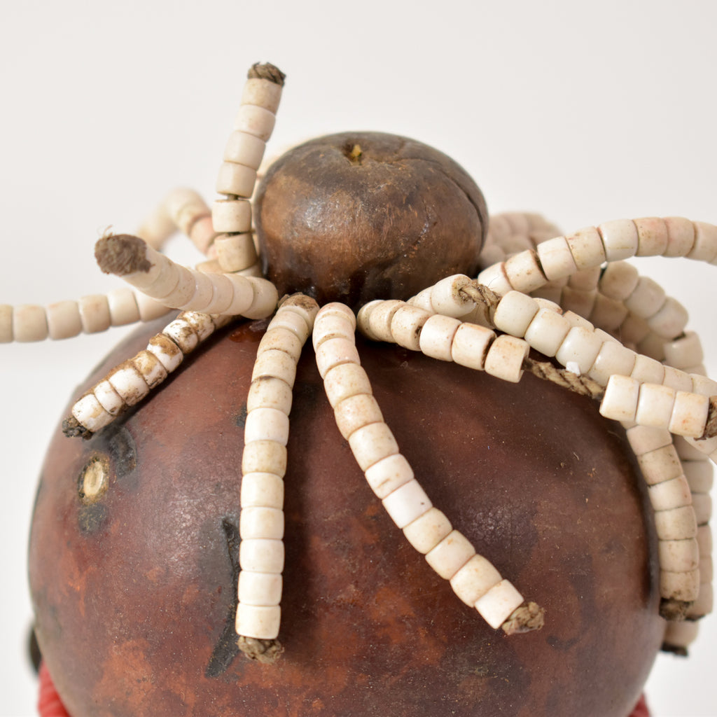 Nyamwezi Beaded Fertility Doll Gourd Tanzania