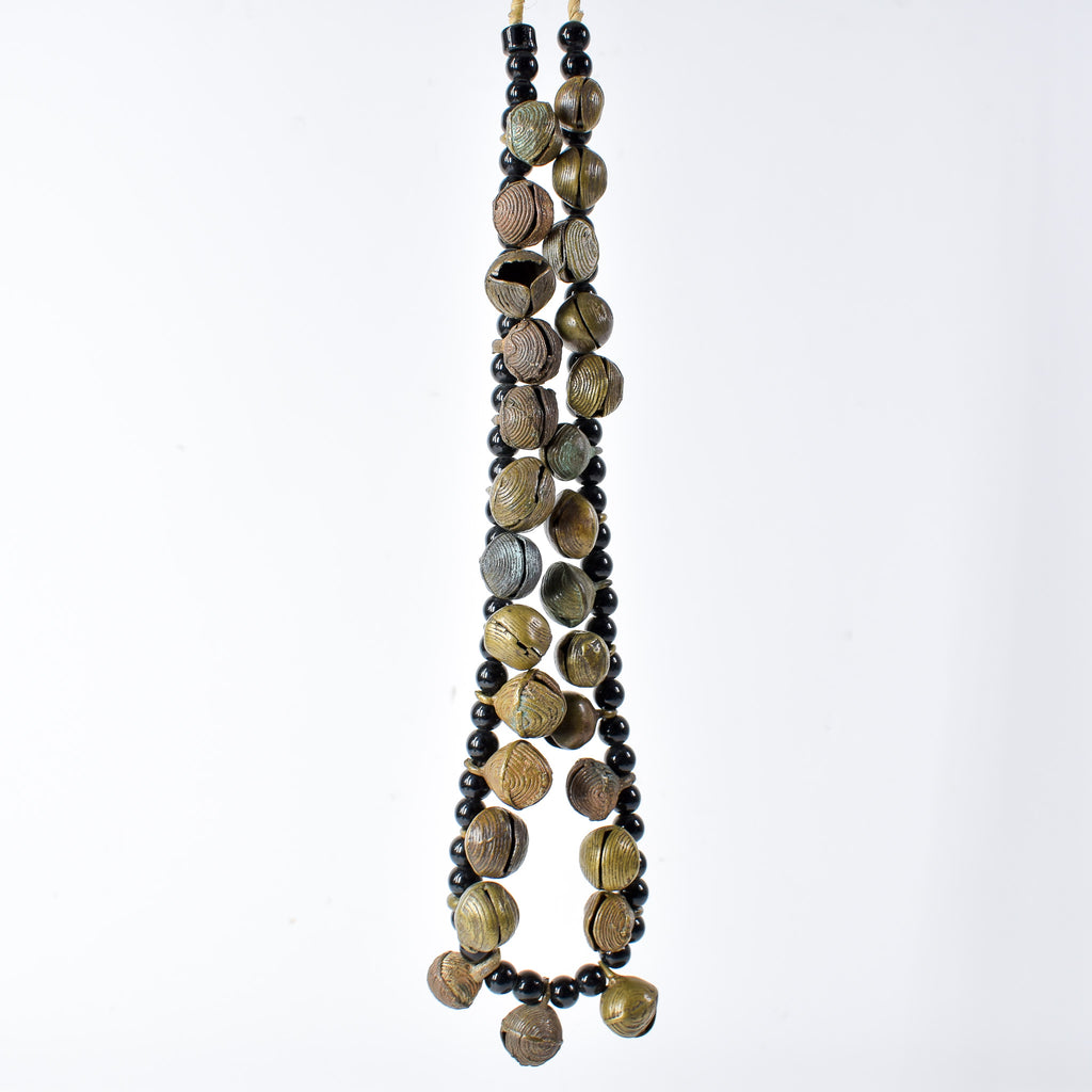 Yoruba Bells with Black Beads
