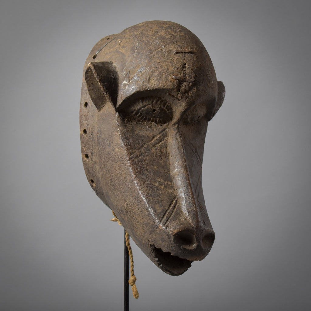 Gurunsi Baboon Animalistic Mask Burkina Faso