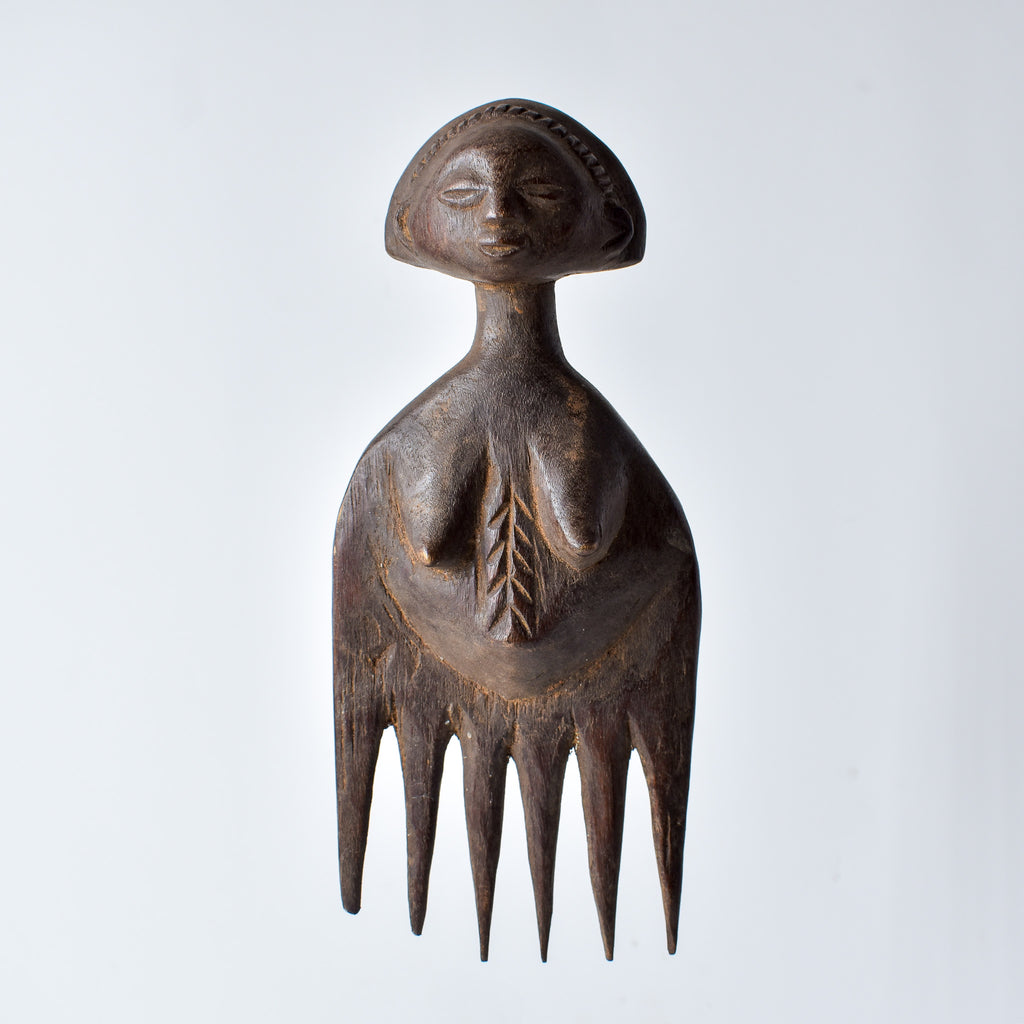 Luba Wood Comb Congo