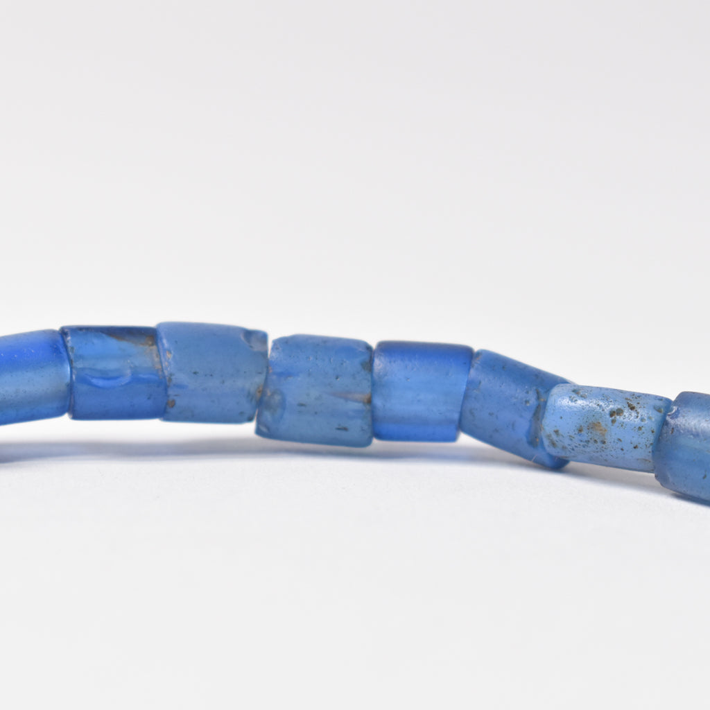 Bida Blue Glass Trade Beads Nigeria