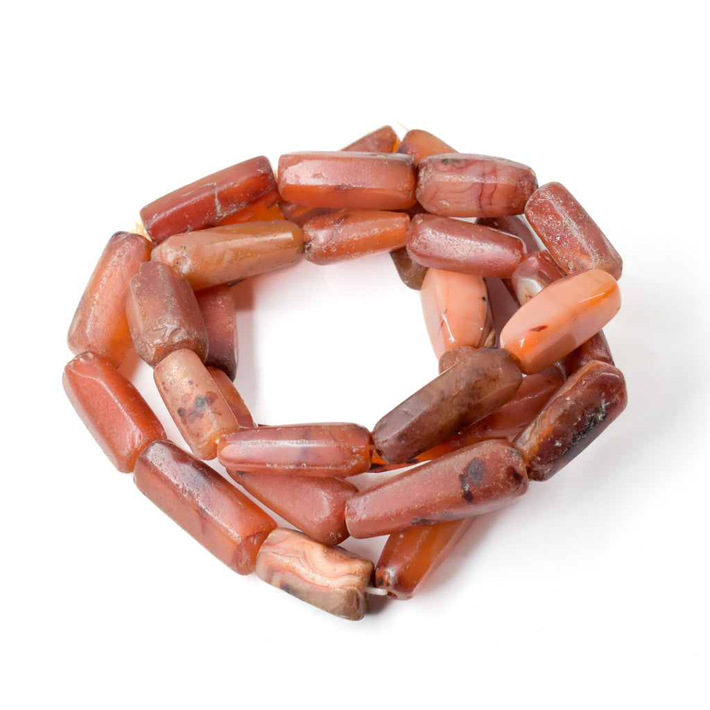 Antique Carnelian Stone Trade Beads