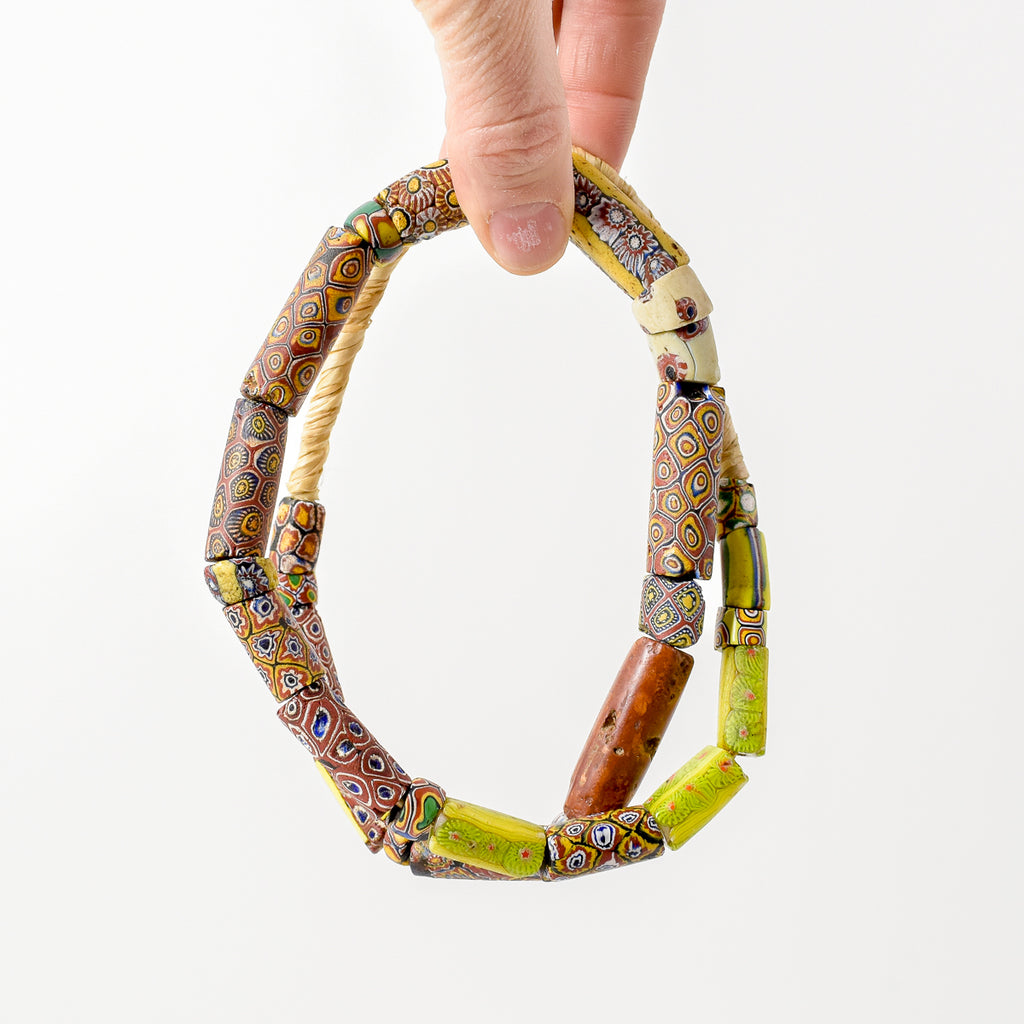 Millefiori Venetian Mixed Trade Beads