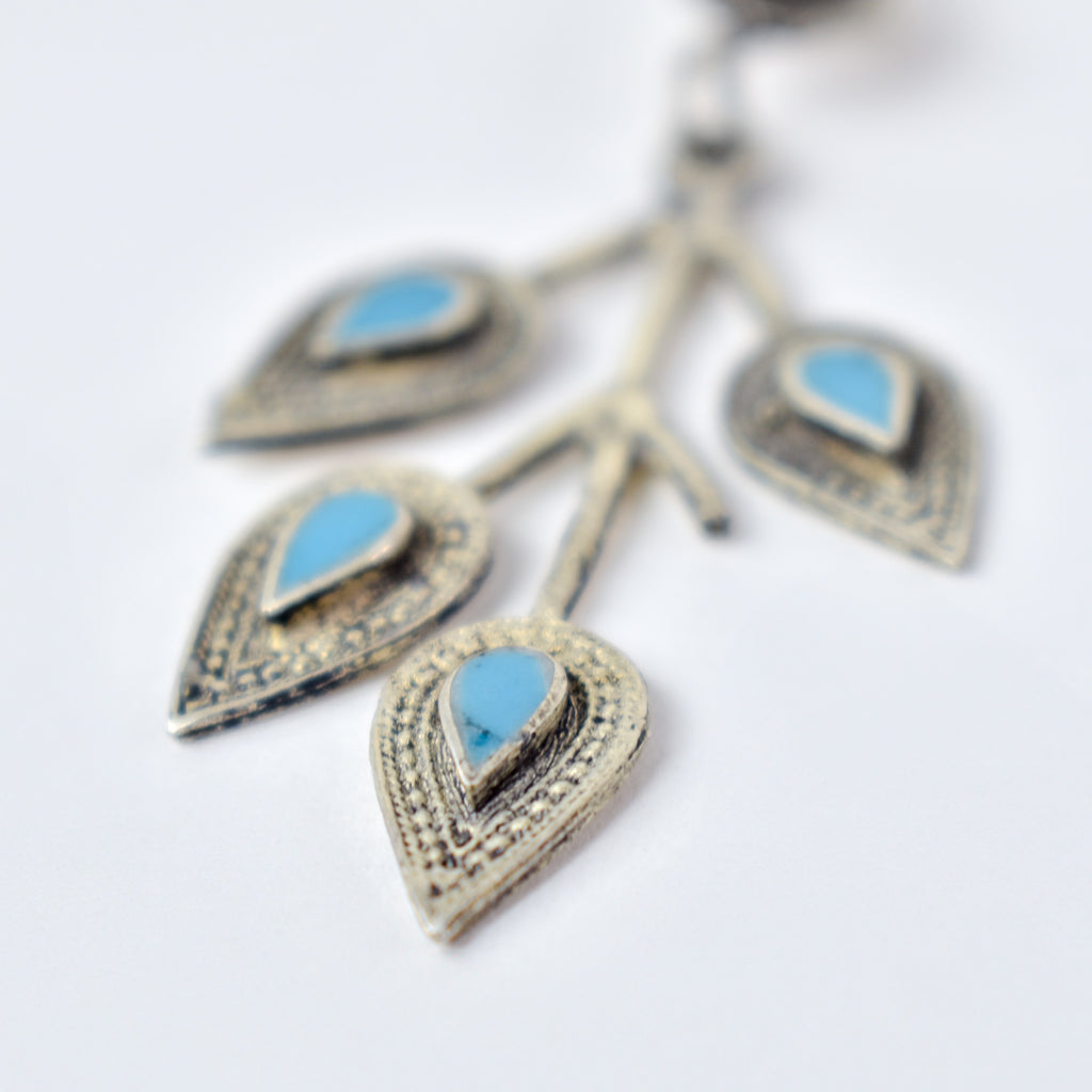 Silver Turquoise Earrings