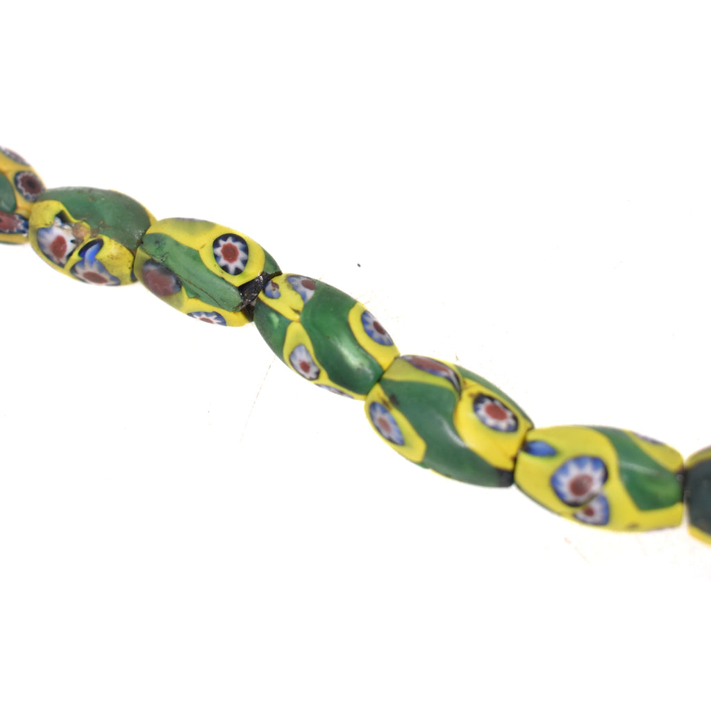 Green Matched Venetian Trade Beads Ericson Collection