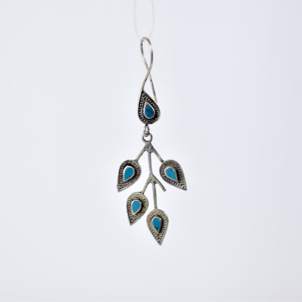 Silver Turquoise Earrings