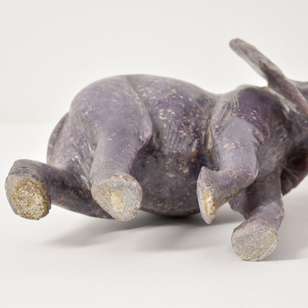 Shona Serpentine Stone Elephant Sculpture Zimbabwe