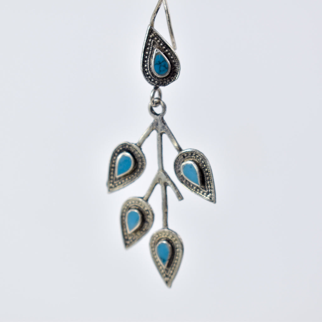 Silver Turquoise Earrings