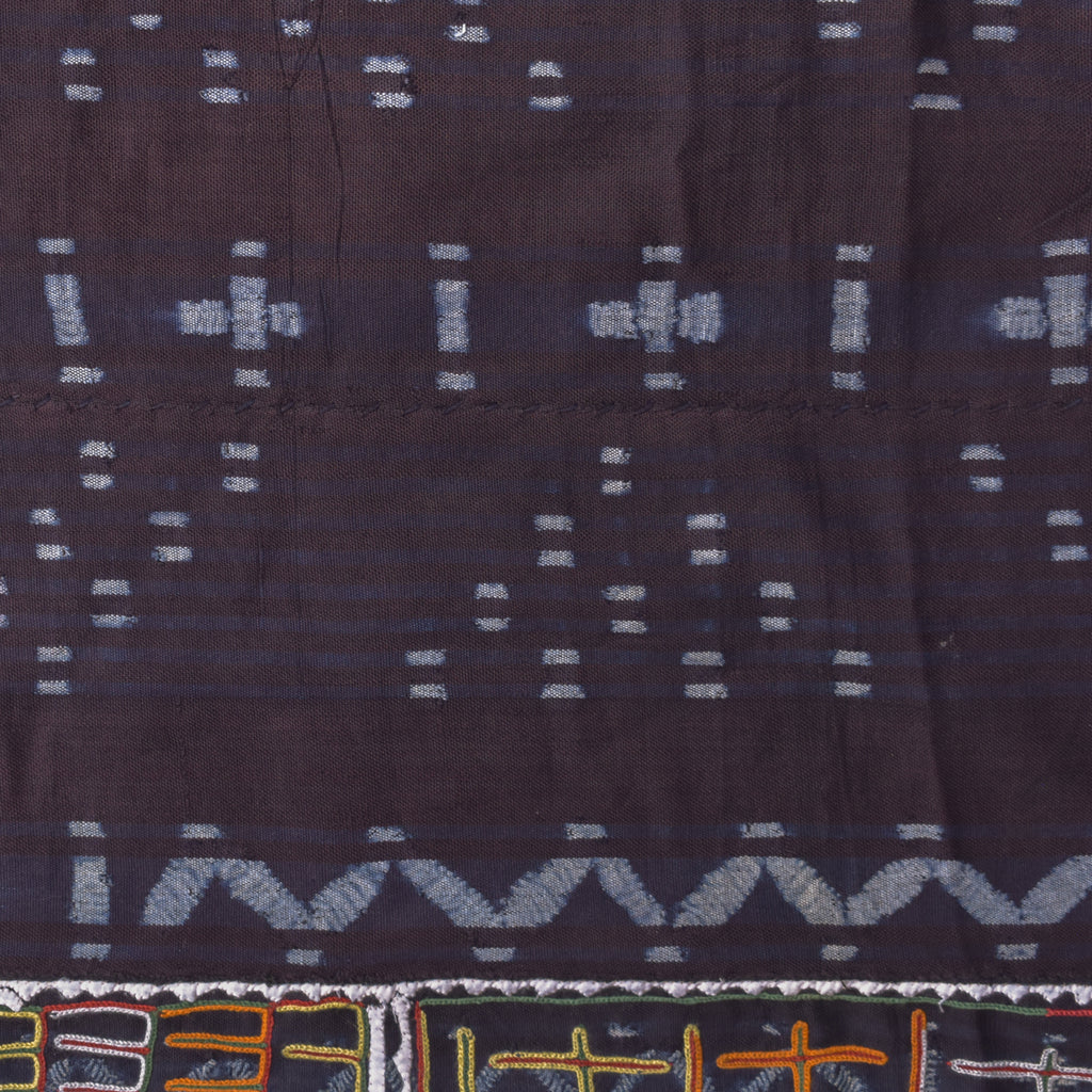 Wodaabe Bororo Indigo Embroidered Textile 40x60 inches