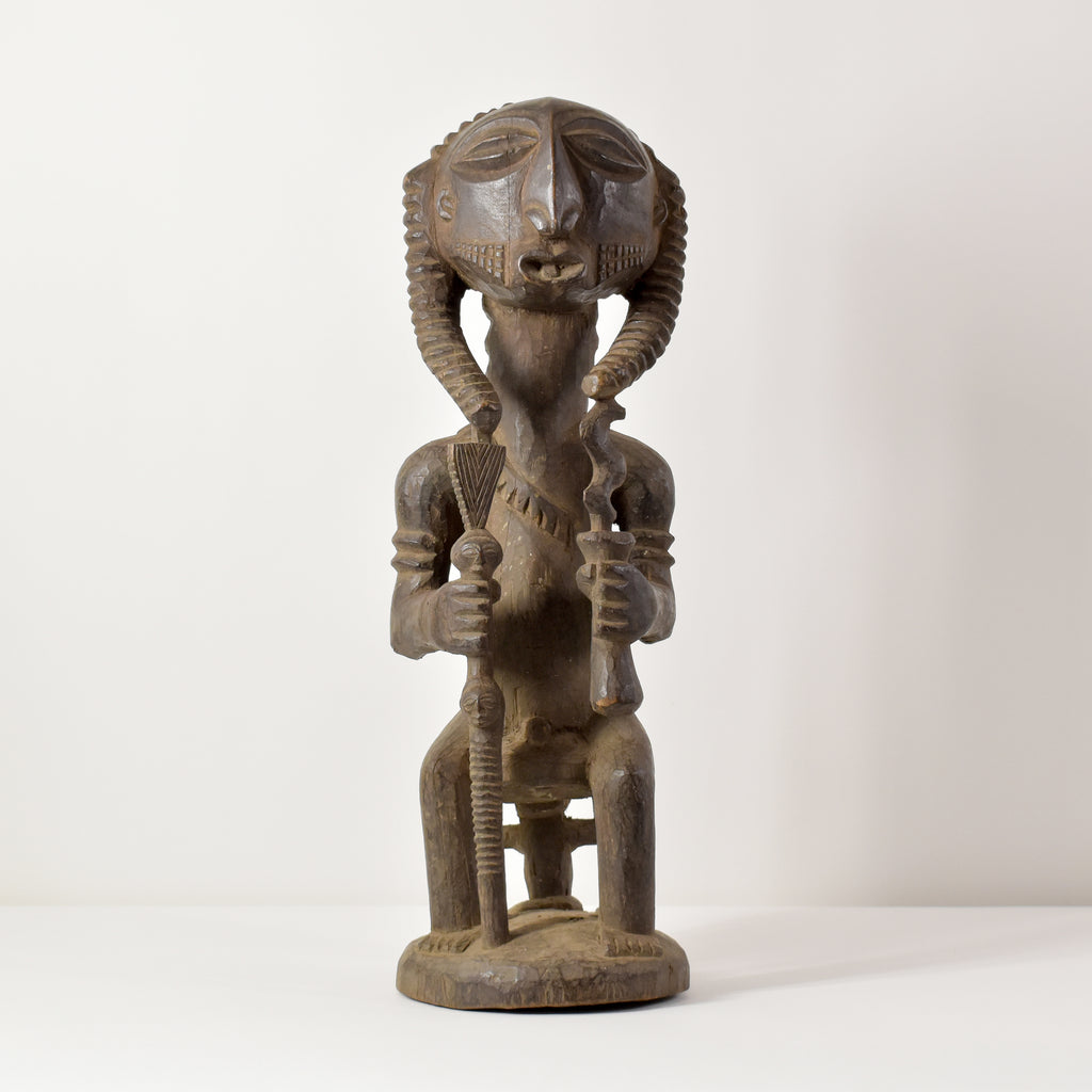 Hemba Chief Memorial Figure Congo