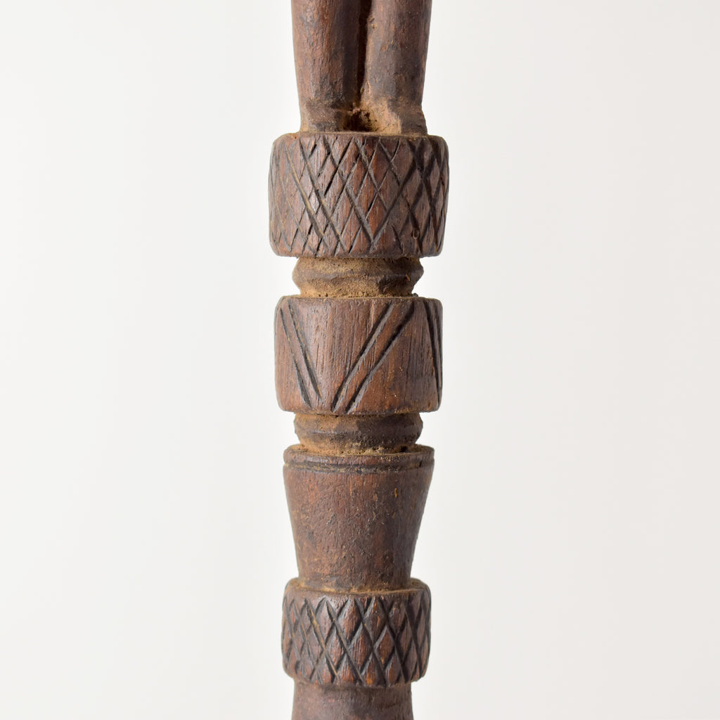 Dogon Figural Staff with Ibis Mali