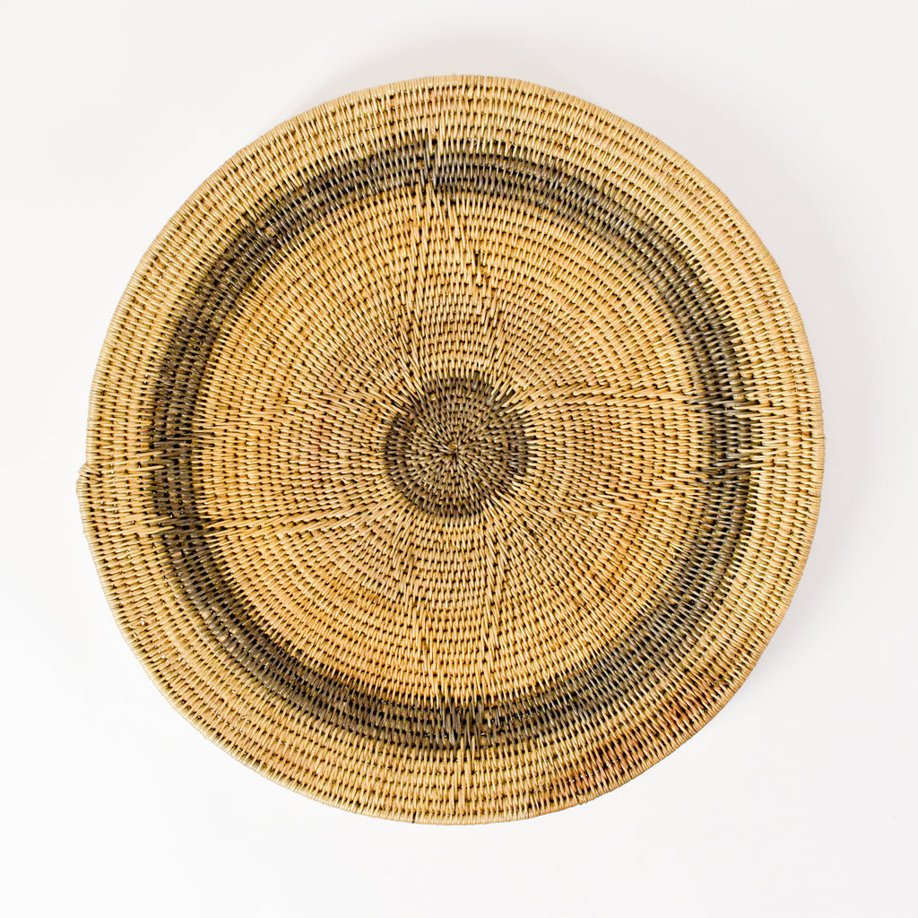 Makenge Flat Wedding Basket 17.5 Inch Zambia