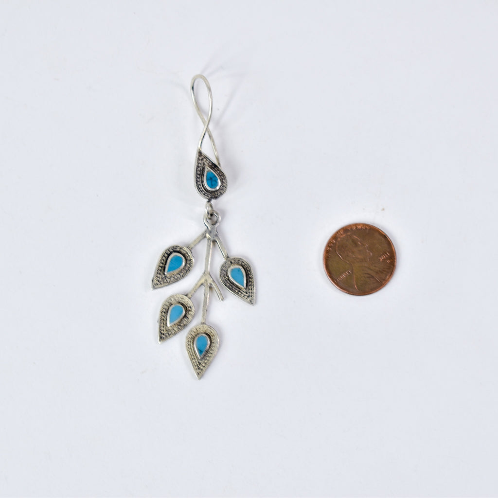 Silver Turquoise Earrings