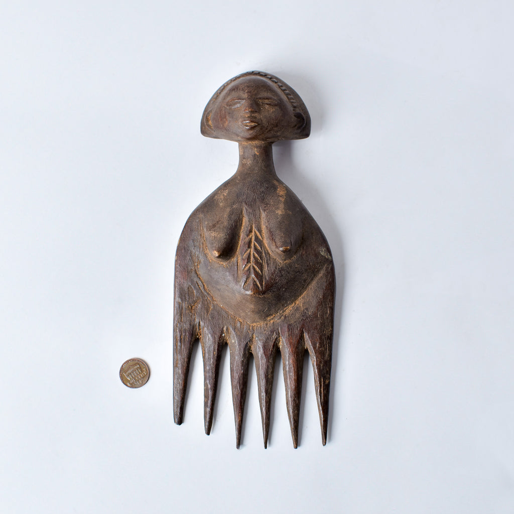 Luba Wood Comb Congo