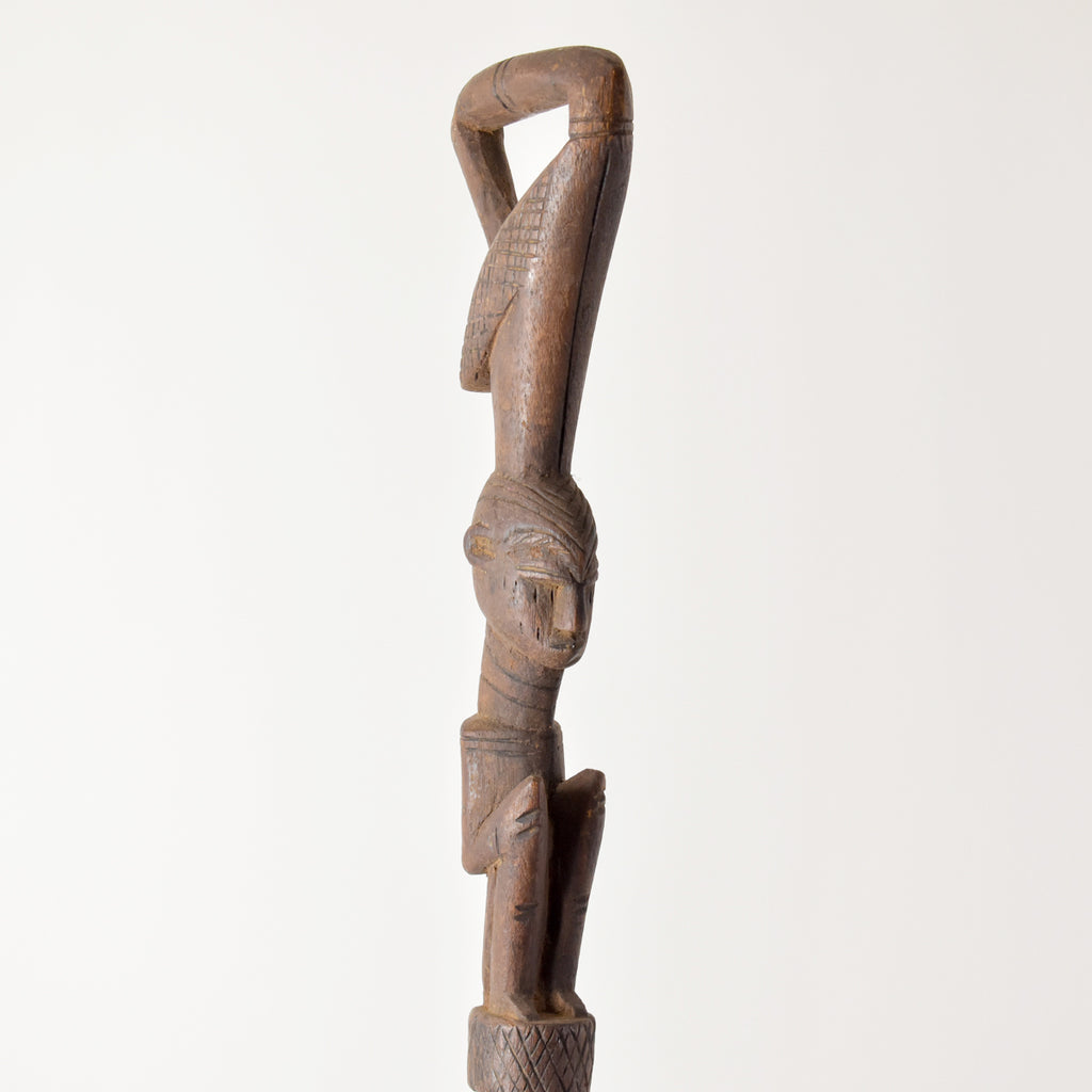 Dogon Figural Staff with Ibis Mali