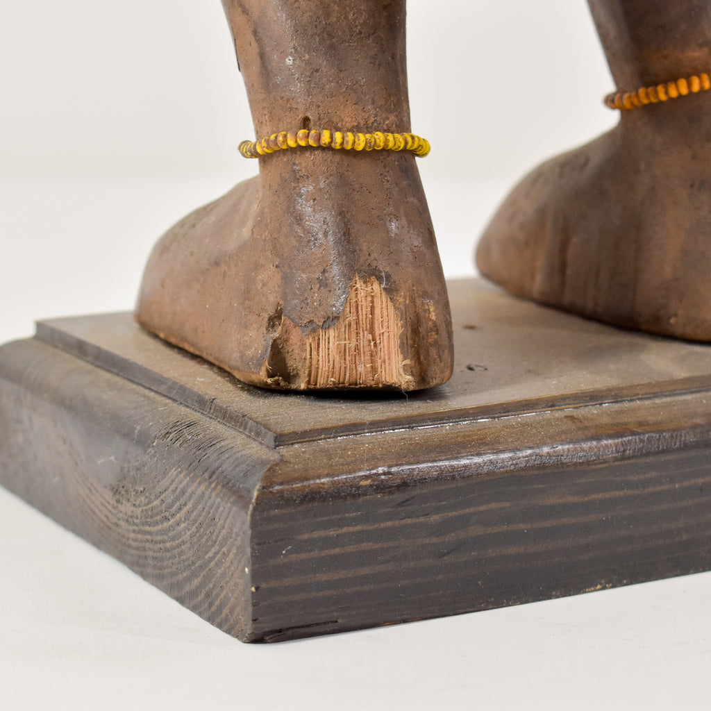 Nyamwezi Wood Figure on Custom Base Tanzania