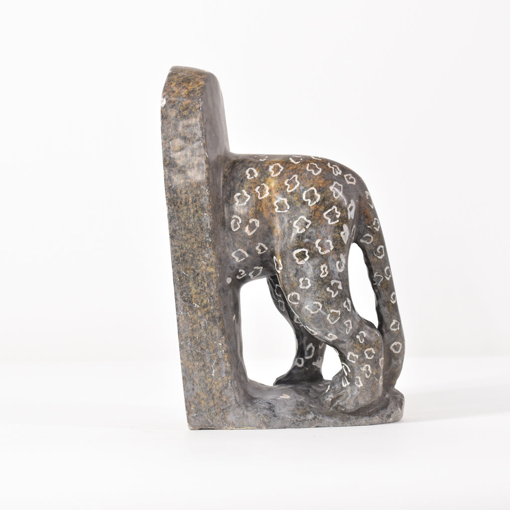 Shona Stone Animal Sculpture, Bookend, Zimbabwe