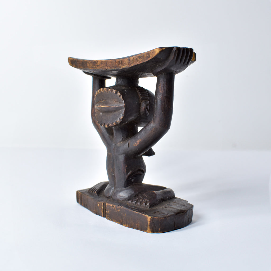 Luba Figural Miniature Headrest Congo