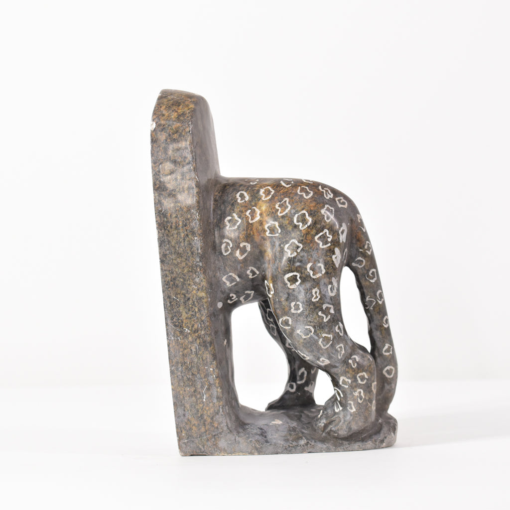 Shona Stone Animal Sculpture, Bookend, Zimbabwe