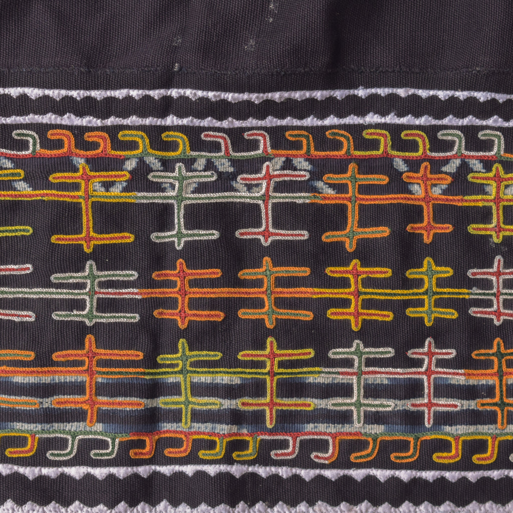 Wodaabe Bororo Indigo Embroidered Textile 60x44 inches