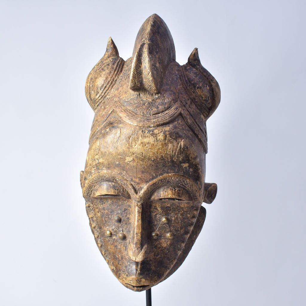 Baule Mask with Bite Bar Côte d'Ivoire